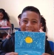 [Vídeo] Criança vítima de desabamento é homenageada por escola onde estudava em Maceió