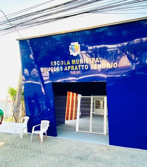 Nova Escola Municipal Douglas Apratto será inaugurada na quinta (14) em Palmeira dos Índios