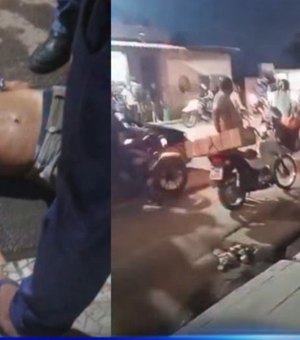 Jovem fica ferido em colisão entre motocicletas em Palmeira dos Índios