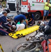 Colisão entre motos deixa dois feridos no Parque Ceci Cunha