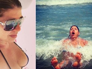 Roberta Miranda publica foto de biquíni e recebe elogios