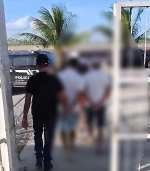 [Vídeo] Polícia Civil prende quatro foragidos da Justiça no interior de Alagoas