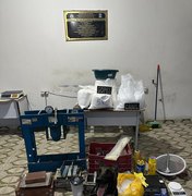 Polícia desmantela refinaria de drogas e apreende mais de 51 quilos de cocaína em Arapiraca