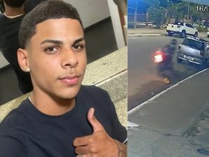 Motociclista perde controle e bate contra carro estacionado em Arapiraca