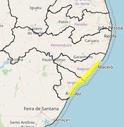 Inmet divulga previsão de chuvas intensas para a faixa leste de Alagoas e de Sergipe