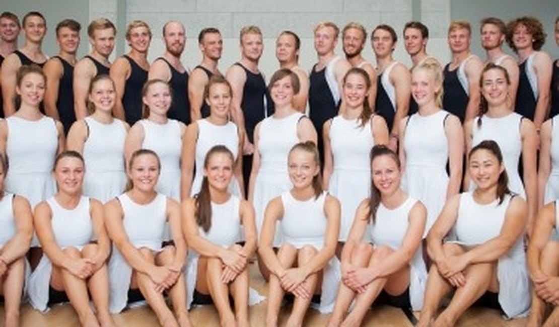 Ginastas da Dinamarca se apresentam em Maceió neste sábado