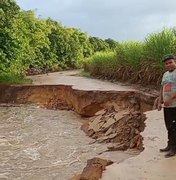 [Vídeo] Temporal destrói estrada vicinal no município de Matriz de Camaragibe