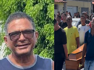 Cortejo fúnebre marca sepultamento de sargento assassinado pelo ex-cunhado