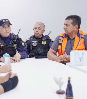 Prefeita se reúne com empresários e reforça a importância de notificar à PM em casos de roubos e furtos