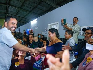 Na Santa Amélia, Paulo garante que investimentos sociais serão prioridade