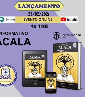 Academia Arapiraquense de Letras realiza evento online para lançar revista
