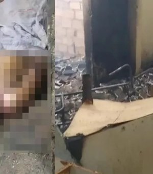 Paciente psiquiátrico ateia fogo na própria casa e morre após se jogar nas chamas em Arapiraca