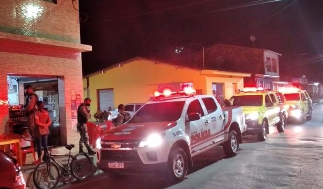 Polícia deflagra operação para evitar pertubação do sossego em Marechal Deodoro