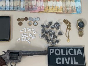 Traficante é preso nos fundos do mercado público de São Miguel dos Campos