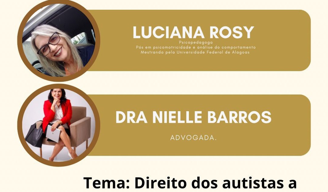 Advogada e psicopedagoga promovem live sobre inclusão escolar de crianças com autismo