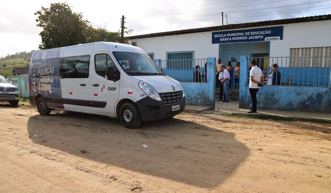 Fiscalização do Ministério Público identifica irregularidades em escolas de Quebrangulo e Paulo Jacinto