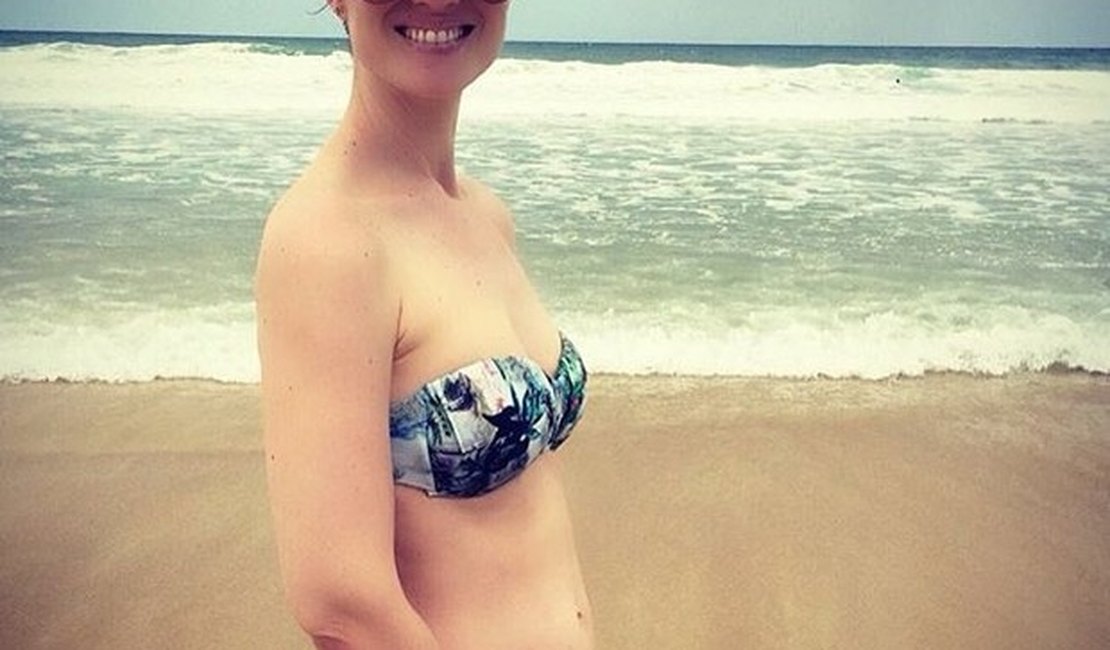 Carolina Kasting está grávida do segundo filho