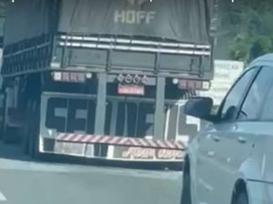 Motociclista atropelado por caminhão relata socos e ameaças de caminhoneiro