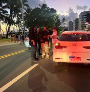 Motorista embriagado atropela idoso em bicicleta e acaba preso em flagrante