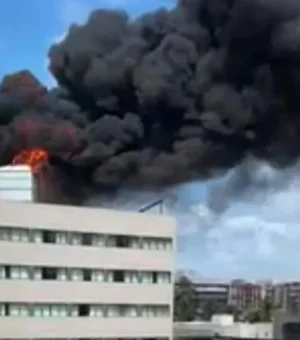 Maquinário na cobertura causou princípio de incêndio em hotel de Maceió