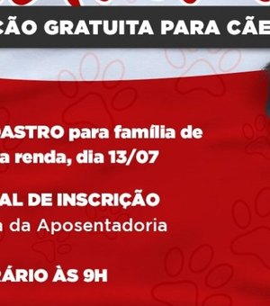 Programa Castrapet abre novo cadastro nesta quarta-feira (13) em Penedo