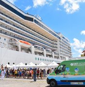 Cruzeiros: MSC Poesia traz mais de três mil visitantes a Maceió 