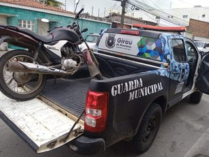 Moto roubada é recuperada pelos agentes da Guarda Municipal em Girau do Ponciano