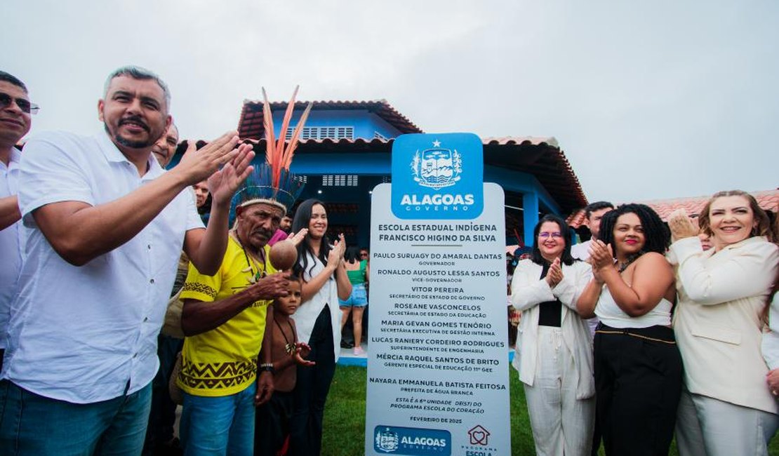 Governo entrega escola indígena em Água Branca e investe na preservação dos saberes tradicionais