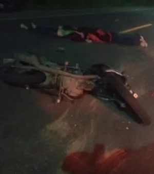 Colisão entre motocicleta e cavalo deixa feridos em União dos Palmares