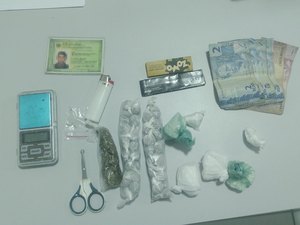 Homem é preso acusado de tráfico de drogas em Paripueira