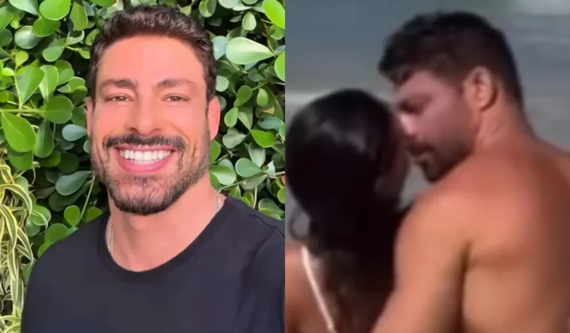 Cauã Reymond reage após ser flagrado em beijão na praia