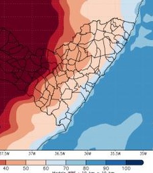 Semarh emite alerta de baixa umidade e altas temperaturas para o Sertão de Alagoas