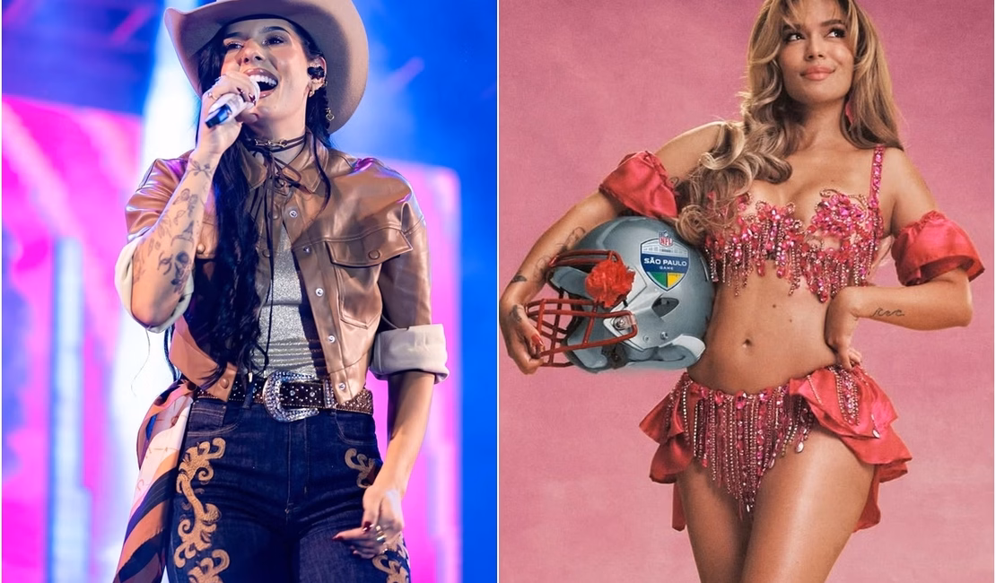 Ana Castela cantará hino nacional em jogo da NFL no Brasil