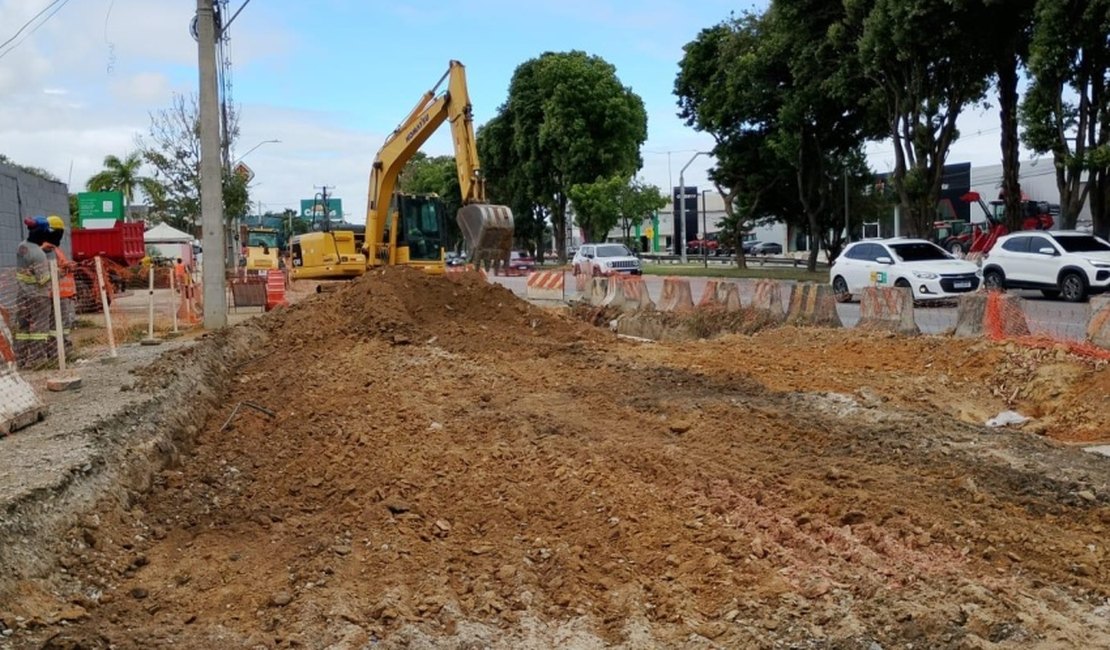 Ampliação da Av. Durval de Góes Monteiro entra na fase final em um dos trechos de obras