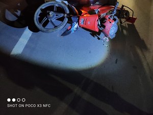 Acidente entre carro e moto na AL-220 em Campo Alegre deixa um ferido