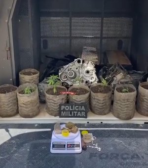 Polícia apreende maconha e peças de moto em residência na cidade de Junqueiro