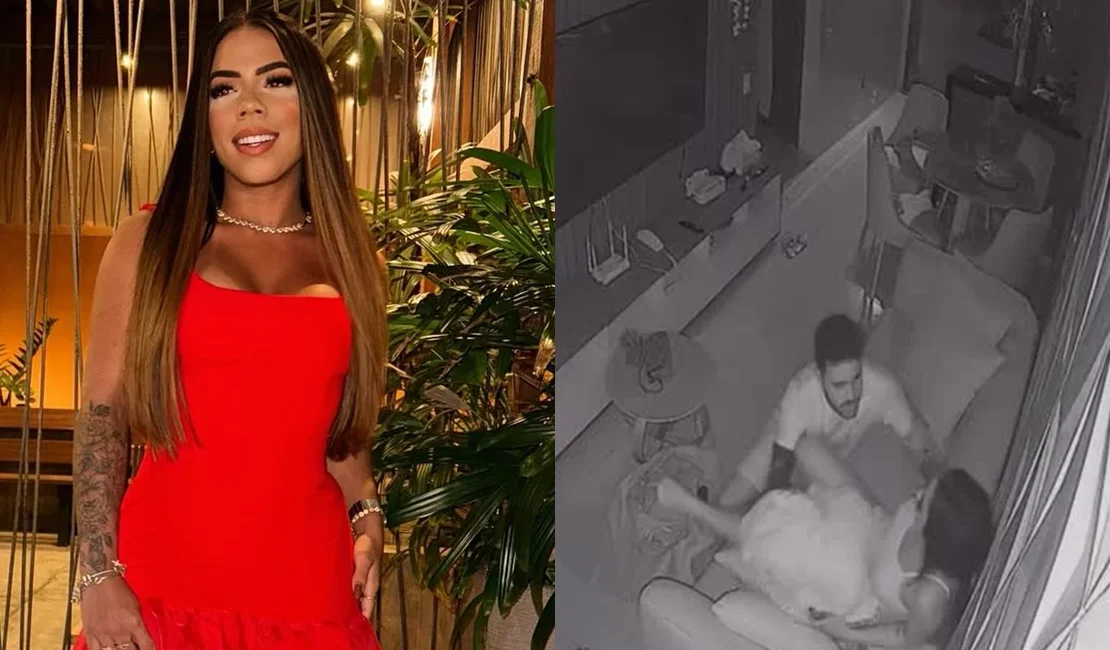 Influenciadora denuncia ex-namorado e expõe vídeo de agressões