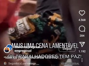 [Vídeo] ﻿Rivais de torcidas organizadas brigam dentro de ônibus em Maceió