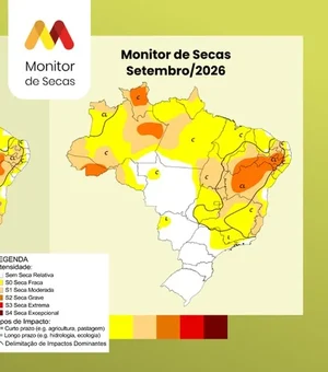 Seca avança e atinge 100% do território de Alagoas no mês de setembro