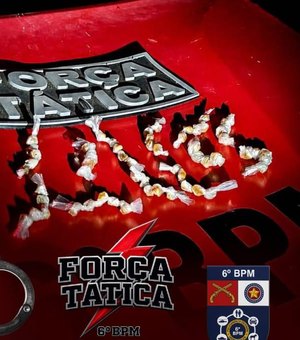 Mulher é presa acusada de tráfico de drogas no município de Porto Calvo