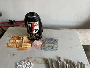 Menor é apreendido com drogas e dinheiro no Manoel Teles, em Arapiraca