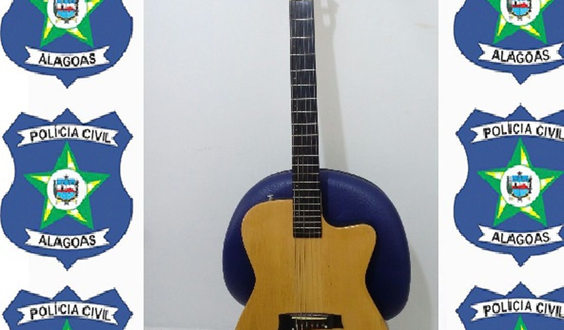 Polícia Civil recupera instrumento musical furtado colocado a venda na internet 