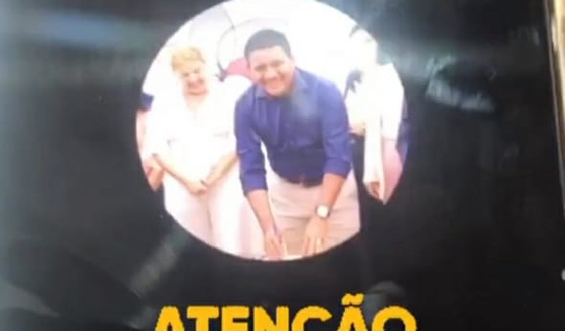 [Vídeo] Golpista usa foto do prefeito Julio Cezar para tentar obter dinheiro de comerciante em Palmeira