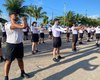 Futuros delegados da Polícia Civil iniciam preparação física com corrida na orla