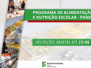 Programa de alimentação escolar abre inscrições para estudantes