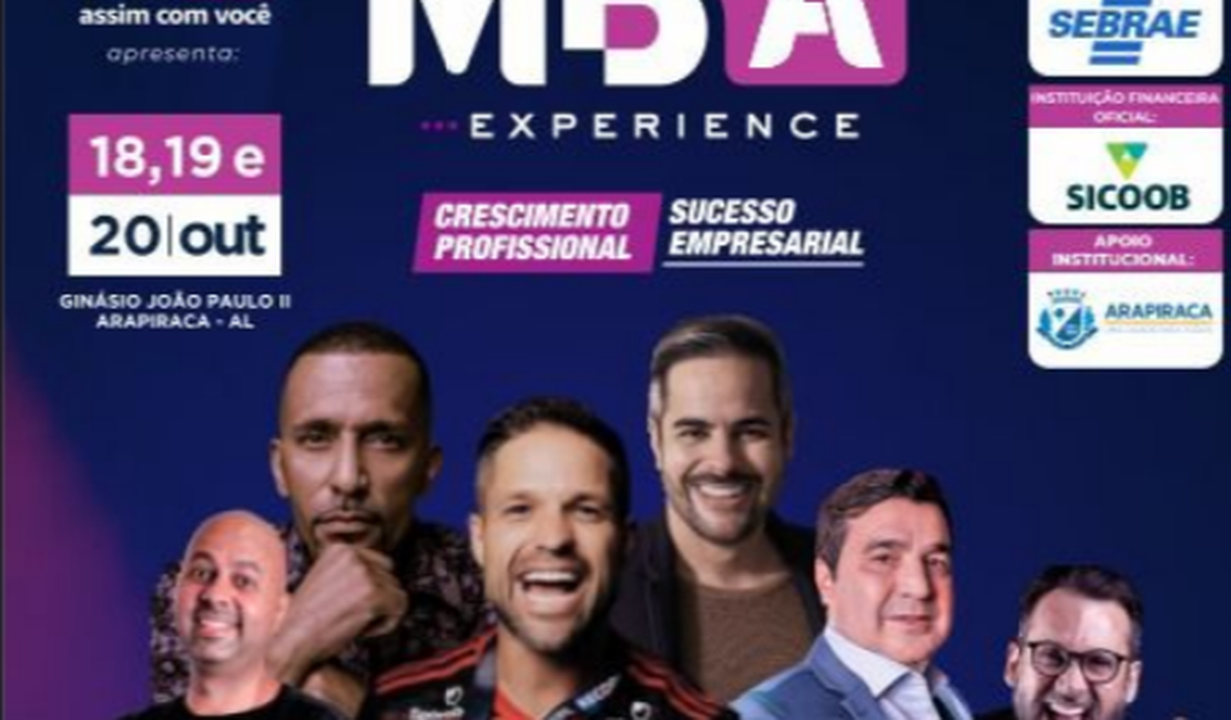 MBA Experience coloca Arapiraca no radar dos grandes eventos empresariais do Brasil