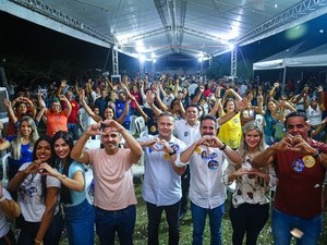 No Pilar, Paulo Dantas recebe o apoio do prefeito Renato Filho
