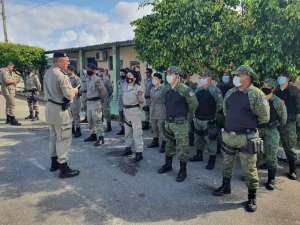 Convocados credenciados para instrutoria na Academia de Polícia Militar