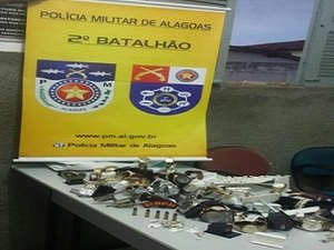 Polícia prende acusado de assalto a estabelecimento comercial