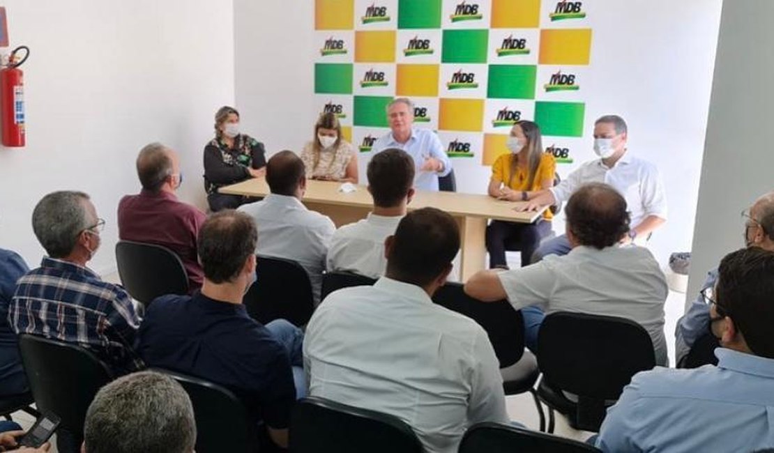 MDB reúne prefeitos eleitos de Alagoas para anunciar agenda de investimentos